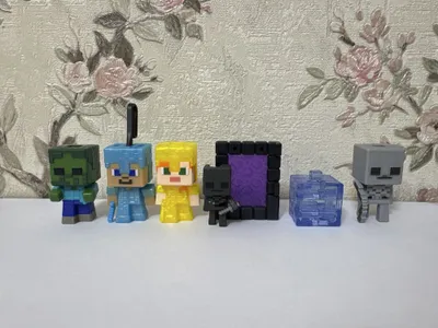 Фигурки из коллекции майнкрафт 1