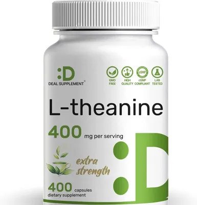 L- Теанин DS L-Theanine Supplement 400mg 400 капсул Америка 1