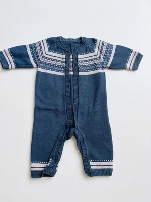 Детский вязаный комбинезон Mothercare (0-3 мес)