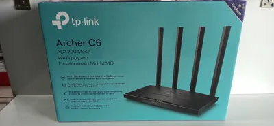 Tp Link Archer C6 AC1200 Gigabit MU‑MIMO Wi‑Fi routeri 1