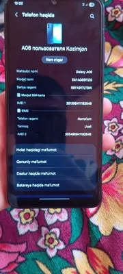 samsung Galaxy A06 stekolo singa 1