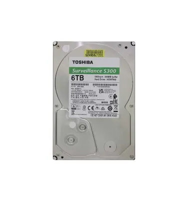 HDD 6TB Toshiba Surveillance S300 256 Mb, 5400Rpm qattiq diski 1