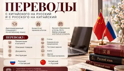 Переводчик и редактор | китайский и русский язык