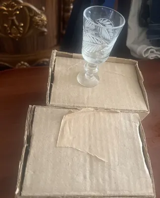 Хрусталь, 12 штук, новый, не использовался 1