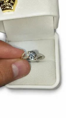 Женское серебряное кольцо 925 пробы 1