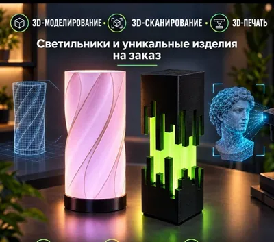 Светильники 3D моделирование 1