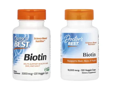 Doctor's Best biotini 5 000 mkg va 10 000 mkg 1