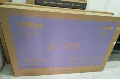 Телевизор Ziffler 65/75 QLED 4K Smart TV доставка прошивка бесплатно 1