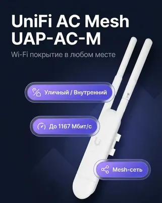 Точка Wi-Fi Unifi AC Mesh (UAP-AC-M)