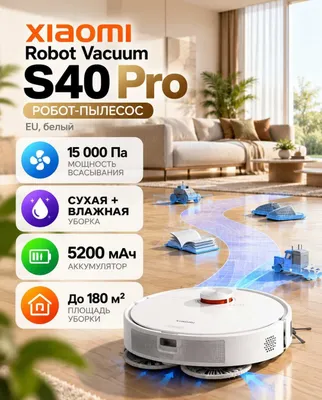 Xiaomi Robot Vacuum S40 Pro robot-changyutgichi (EU, oq) 1