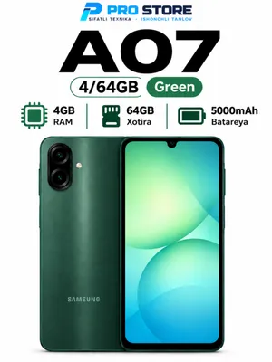 Смартфон Samsung Galaxy A07 4/64 ГБ, 1