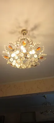 Люстра 2шт одинаковые, красивые, в хорошем состоянии 1