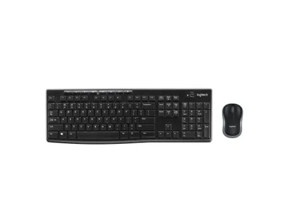 Logitech MK270 Black to‘plami: simsiz klaviatura va sichqoncha 1