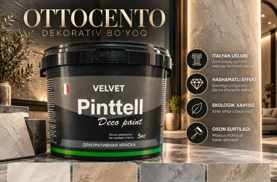 Pintell Ottocento dekorativ boyoq 5kg 1