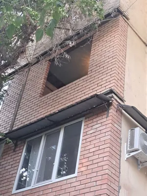 Кладём кирпич на балконе 1