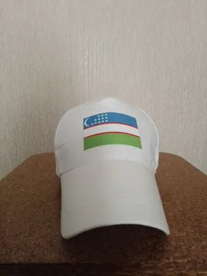 Oq beysbolka. Davlat bayrog‘i bilan. 1