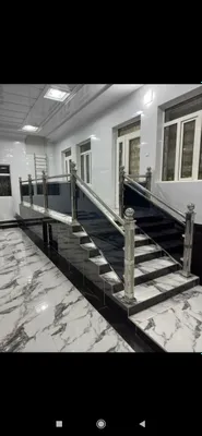 Перила стеклянные нержавейка усталари 1