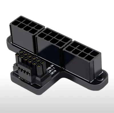 Videokarta uchun qora quvvat adapteri 1