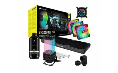 !Suyuq sovutish tizimi Corsair Custom Cooling XH305i RGB PRO Black|QQS bilan narx