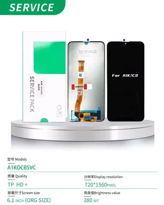 Oppo A1k / Realme C2 original ekran o‘rnatish bilan 1