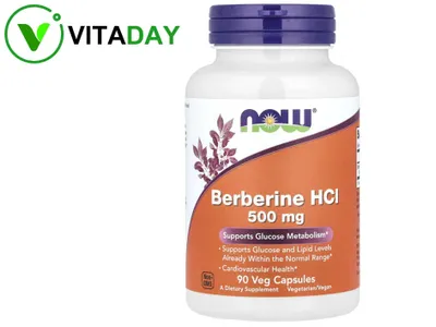 NOW Foods Berberine HCl Берберин гидрохлорид Berberin Берберин 1