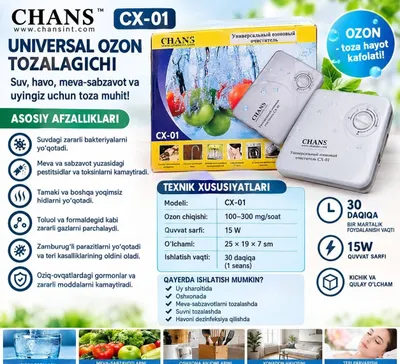 3 oylik kafolatli ozonator