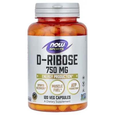 D- Рибоза, NOW , Sports, D-Ribose 750mg 1