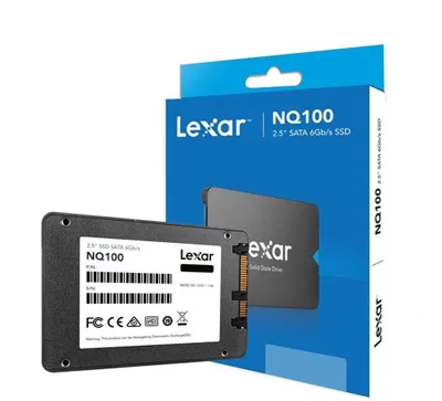 Qadoqdagi yangi LEXAR 512 GB SSD to‘plagichlari