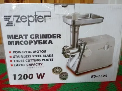 Мясорубка, go'sht maydalagich zepter 1
