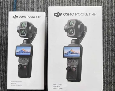 DJI Osmo Pocket 4 va 4P 4K — Standard / Vlog Combo