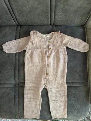 Qizaloq uchun muslin slipi Rabbit & Bear (9 oygacha bo‘lgan o‘lcham) 1