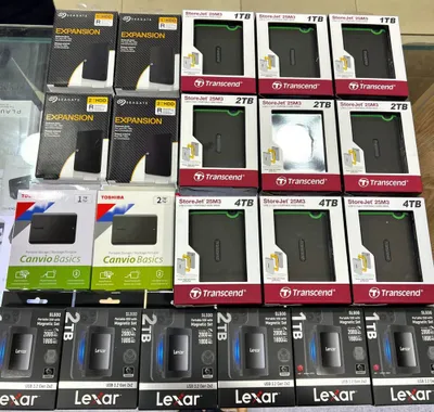 Tashqi SSD HDD diski 1 TB/4 TB, original, barcha modellarga kafolat 1