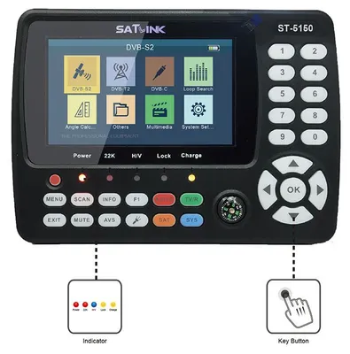 Прибор для измерения сигналов DVB-T/T2, DVB-S/S2, DVB-C 1