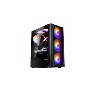 RGB ventilyatorli qora Zalman N4 Mid Tower ATX korpusi 1