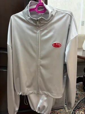 Ayollar uchun ikki qismli sport kostyumi, XL o‘lcham, kulrang 1