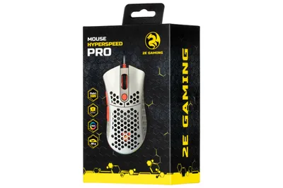 2E GAMING HyperSpeed Pro, RGB Retro white o‘yin sichqonchasi 1