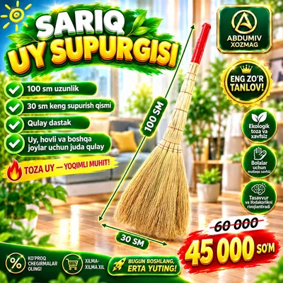 SARIQ ODDIY UY SUPURGISI 1