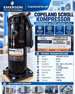 Copeland Scroll VP292KSE-TEP-522 kompressori 1