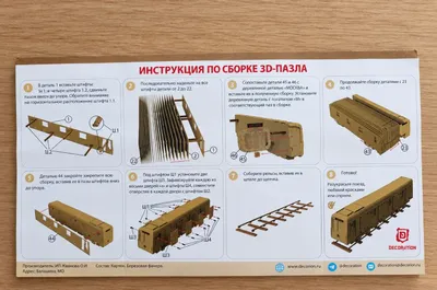 Moskva metrosidan karton/faner konstruktor 1