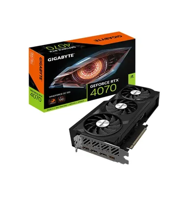 Gigabyte GeForce RTX 4070 WINDFORCE 2X 12GB videokartasi 1