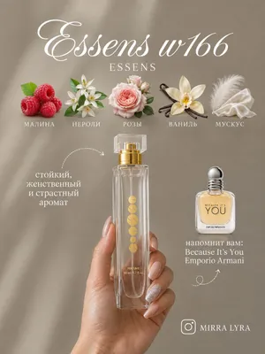 парфюм ESSENS W166 — по мотивам Because It’s You 1