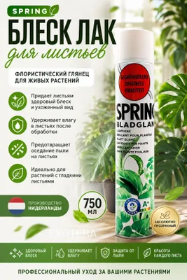Блеск-лак для листьев SPRING Bladglans, 750 мл