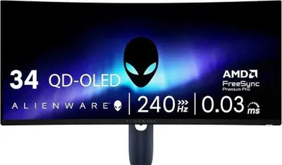 Monitor DELL Alienware 34 240Hz QD-OLED AW3425DW