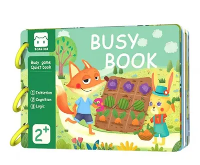 Busy book Fox. Tulkilik bizi kitob. Бизи бук фокс 1