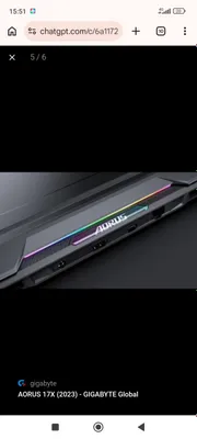 Игровой ноутбук AORUS 17 H 4080 1