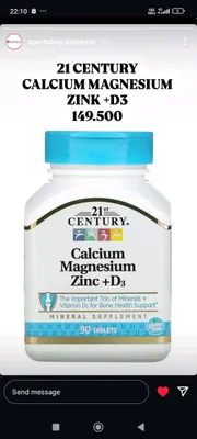 21 century Kalsiy Vitamin D3 ozuqasi