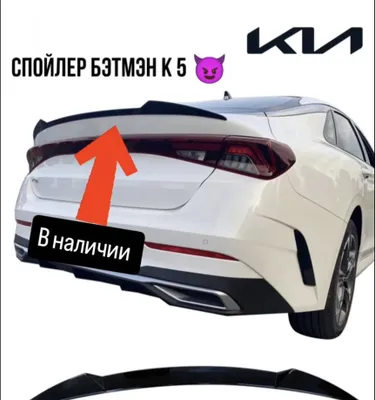 Спойлер узкий Бэтман для kia k5