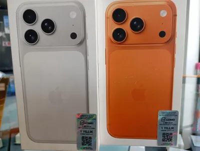 iPhone 17 Pro Max 256 ГБ, оранжевый и серебристый 1