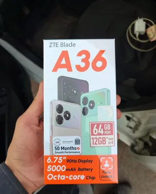 ZTE blade A36 telefoni 64gb 12gb ram
