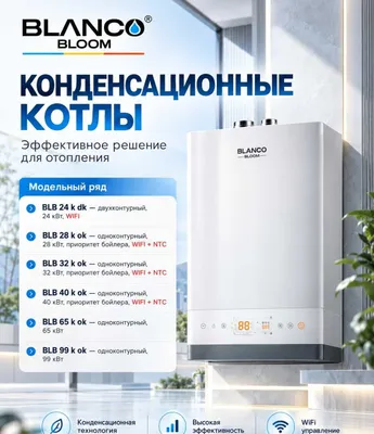 Газовый котел Blanco Bloom с приоритетом бойлера оптом со склада 1